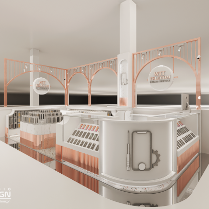 ออกแบบ ผลิต และติดตั้งร้าน : ร้าน Wit Telecom (โรบินสัน จ.ภูเก็ต)